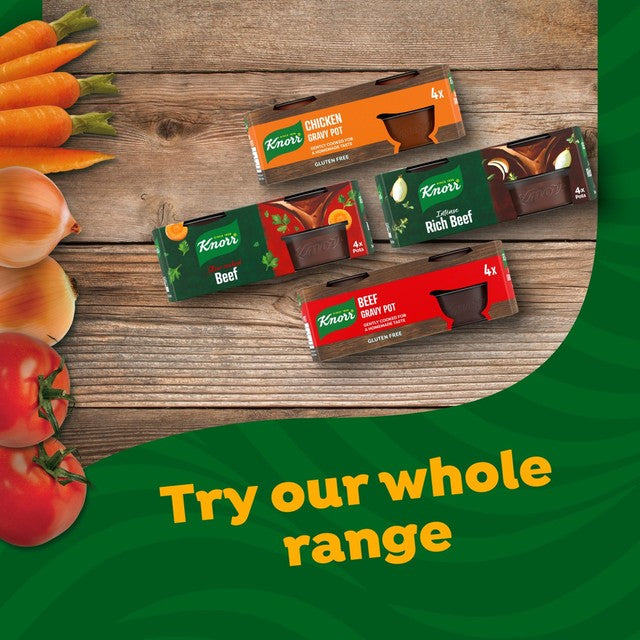 Knorr beef gravy pots 4 x 28g, UK version