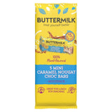 Buttermilk plant powered caramel nougat mini bar multipack (British brand)