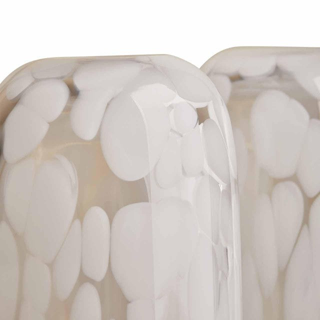 M&S speckled white hi ball glasses, imported from the UK