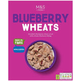 M&S Blueberry Wheats cereal 500g, imported from the UK