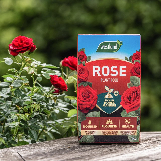 Gro Sure rose plant food enriched with horse manure 1kg (British brand)