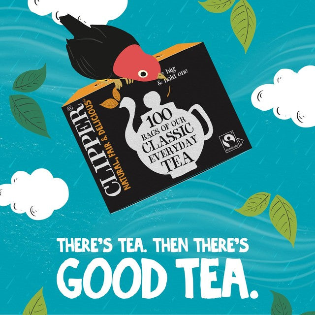 Clipper Fairtrade Everyday Tea Bags 80 Bags - British product