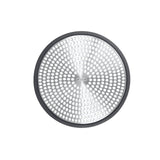 OXO Softworks stainless steel/black shower drain cover 13.2cm imported from the UK