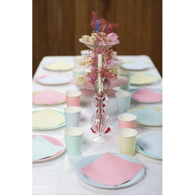 Talking Tables pastel party tableware and decoration set 16-pack (British brand)