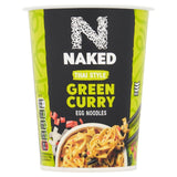 Naked Thai green curry noodle pot 78g, imported from the UK