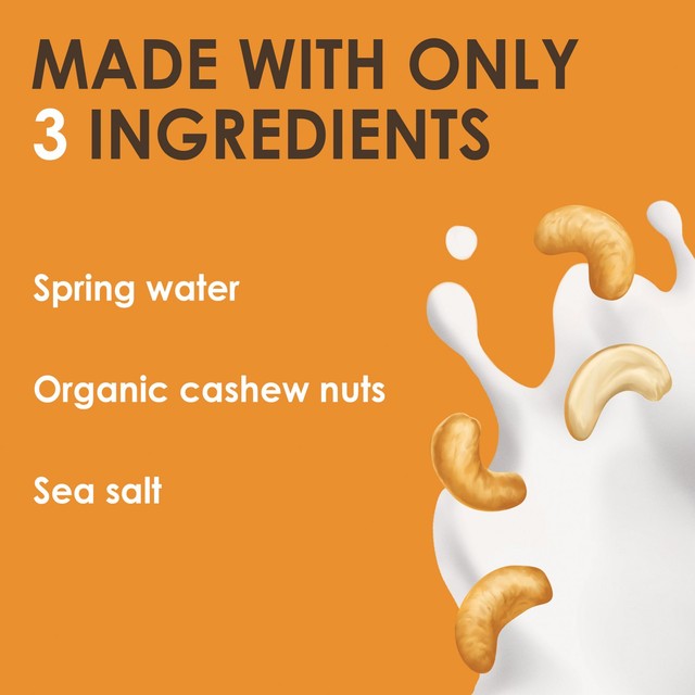 Rude Health Organic Cashew Drink Longlife 1L, imported from the UK