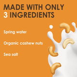 Rude Health Organic Cashew Drink Longlife 1L, imported from the UK