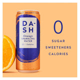 DASH Orange Sparkling Water 12x330ml cans - British product