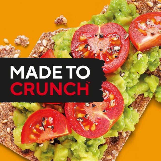 Ryvita sesame crispbread 250g, imported from the UK