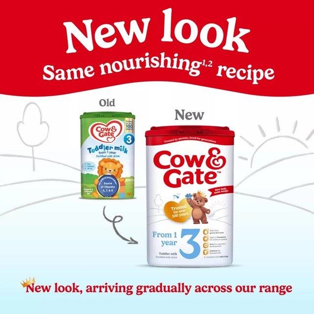 Cow & Gate Stufe 3 Kleinkindmilchformel 800g - Britisches Produkt