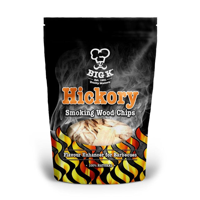 Big K hickory wood chips 400g - British product