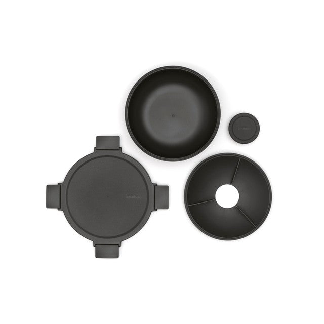 Brabantia salad bowl dark grey 1.3L - British product
