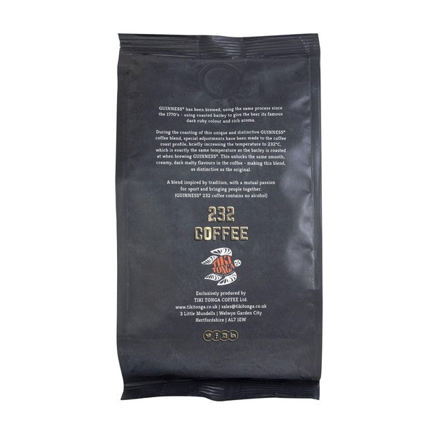 Tiki Tonga ground coffee with nutty chocolate notes 227g (British brand)