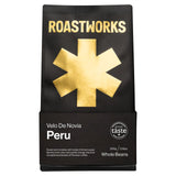 Roastworks Peru whole bean coffee, imported from the UK