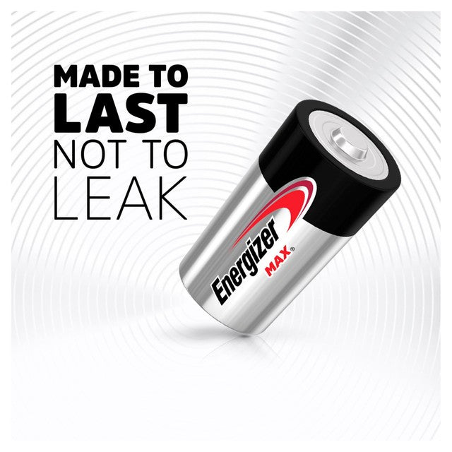 Energizer D alkaline batteries 4-pack - British product