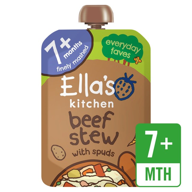 Ella's Kitchen beef stew baby food pouch 130g - British product