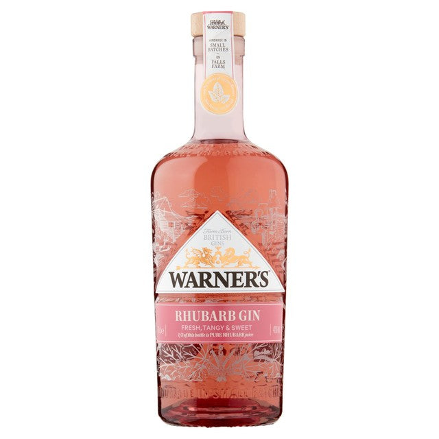 Warner's rhubarb gin 70cl (British brand)