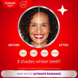 Colgate Max White Ultimate Radiance whitening toothpaste mint 75ml - British product