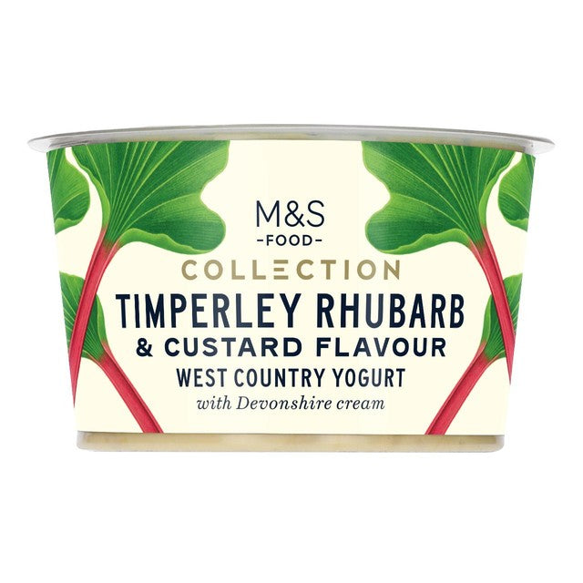 M&S Rhabarber & Pudding Joghurt 150g, importiert aus Großbritannien