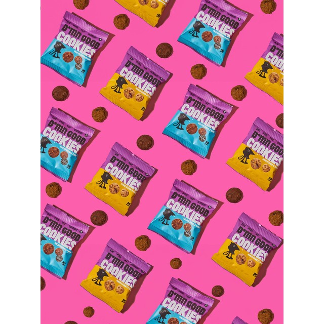 Raw Bake Station salted double chocolate cookies 38g - British product