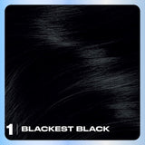 Clairol permanent hair dye in Blackest Black - British product