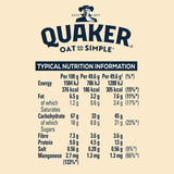 Quaker Golden Syrup porridge sachets 6 sachets (British brand)