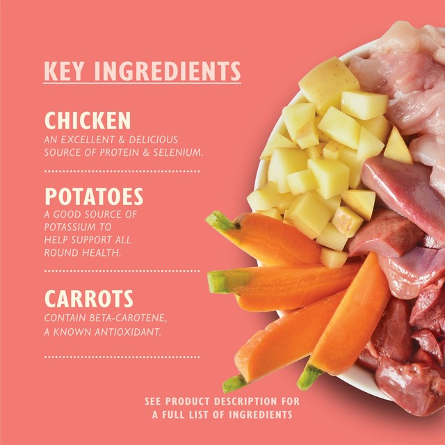 Lily's Kitchen puppy food chicken potatoes carrots 400g, UK version