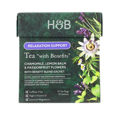 M&S Holland & Barrett Relaxation Support Tea Herbal Tea 10 Tea Bags- Buy online at McGrocer