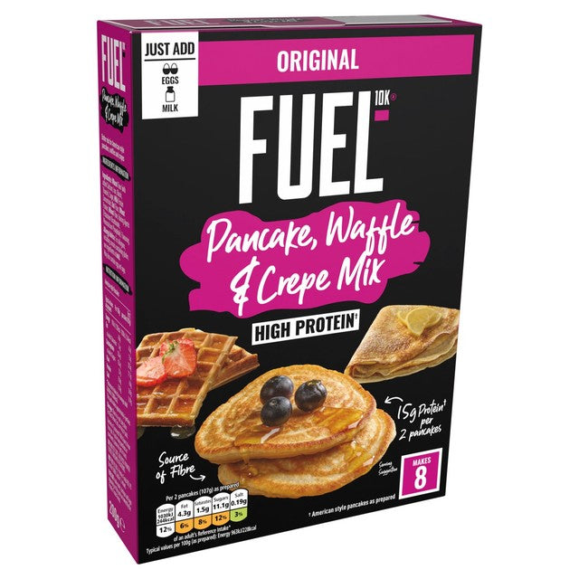 Fuel10K high protein pancake mix original, imported from the UK