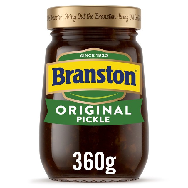 Branston Original Sweet Pickle jar, UK version