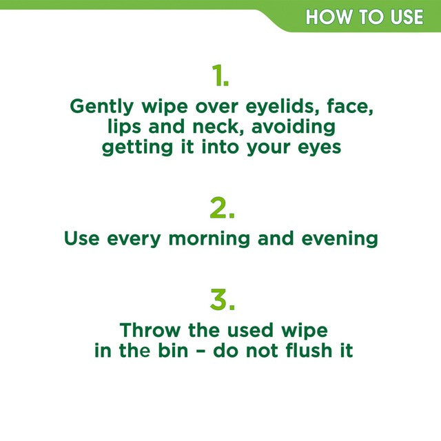 Simple Biodegradable Exfoliating Face Wipes (British brand)