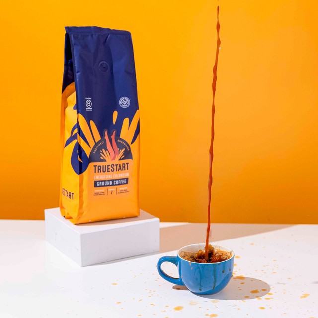 TrueStart Colombian coffee beans 1kg (British brand)