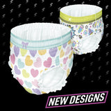 Pampers Ninjamas pyjama pants for girls 10 pack 4-7 years, imported from the UK