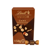 Lindt NUXOR Dark Gianduja Chocolate with Hazelnuts 150g, UK version