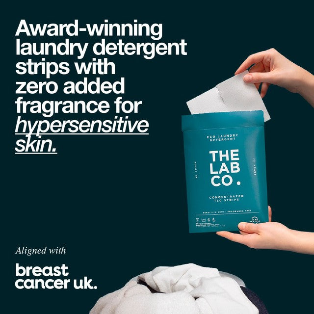 The Lab Co. non-bio laundry sheets 32 loads (British brand)