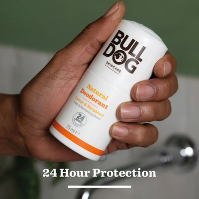 Déodorant roll-on naturel Bulldog Citron et Bergamote 75ml