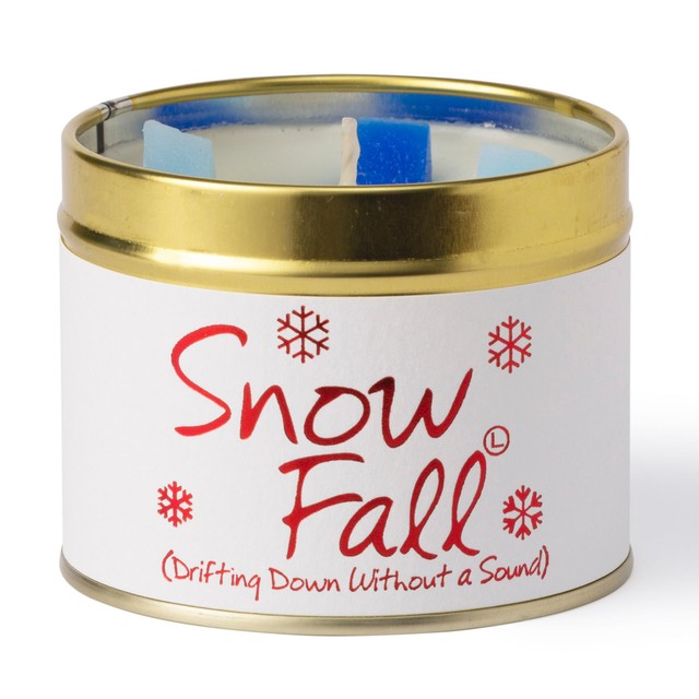 Lily-Flame Snow Fall scented candle in tin 230g, UK version