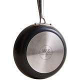 M&S aluminium egg poacher black 20cm, imported from the UK