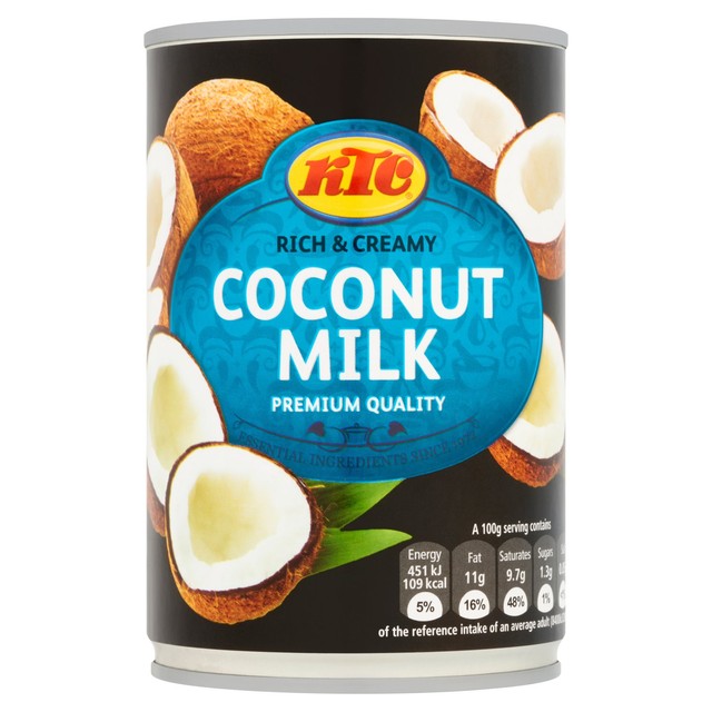 KTC coconut milk 400ml, UK version