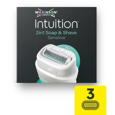 M&S Wilkinson Sword Intuition Sensitive Women's Razor Blade Refills 3-Pack- Buy online at McGrocer