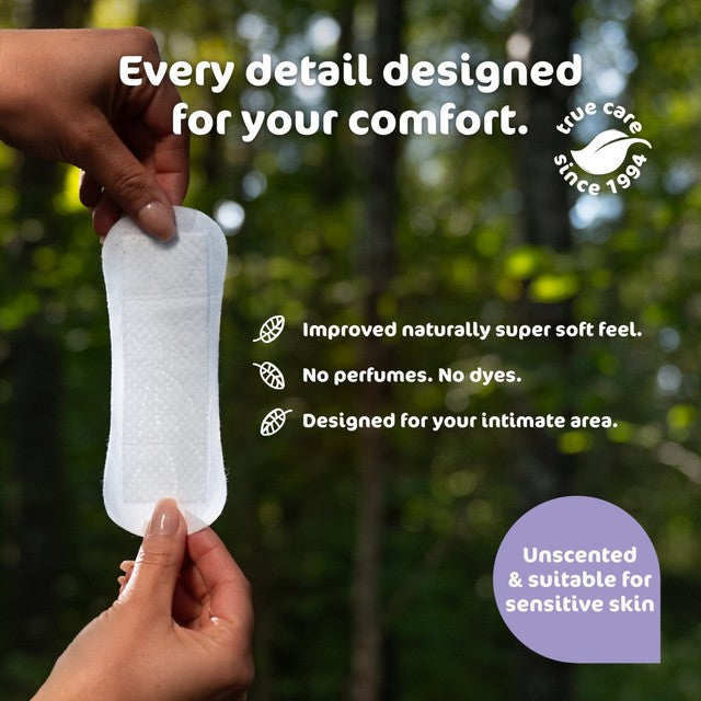 Naty panty liners large, imported from the UK
