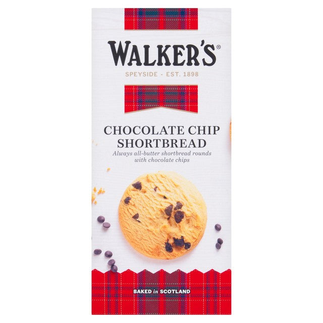 Walkers Shortbread chocolate chip shortbread 150g (British brand)