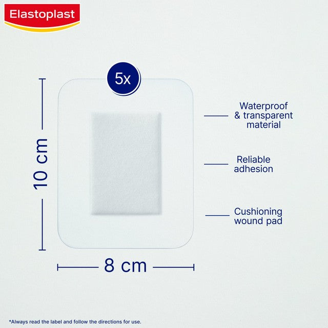 Elastoplast Waterproof Wound Pad Dressing XXL - British product