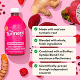 The Turmeric Co. Raw Turmeric & Collagen 420ml bottle - British product