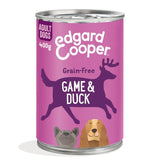Edgard & Cooper wet dog food game and duck 400g - British product