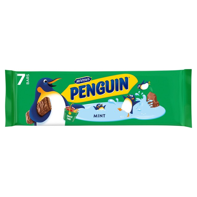 McVitie's mint biscuit bars 7 bars multipack, imported from the UK