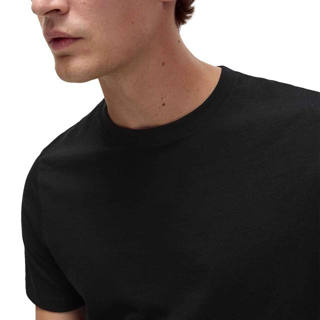 M&S men's cotton crew neck t-shirt black L, imported from the UK