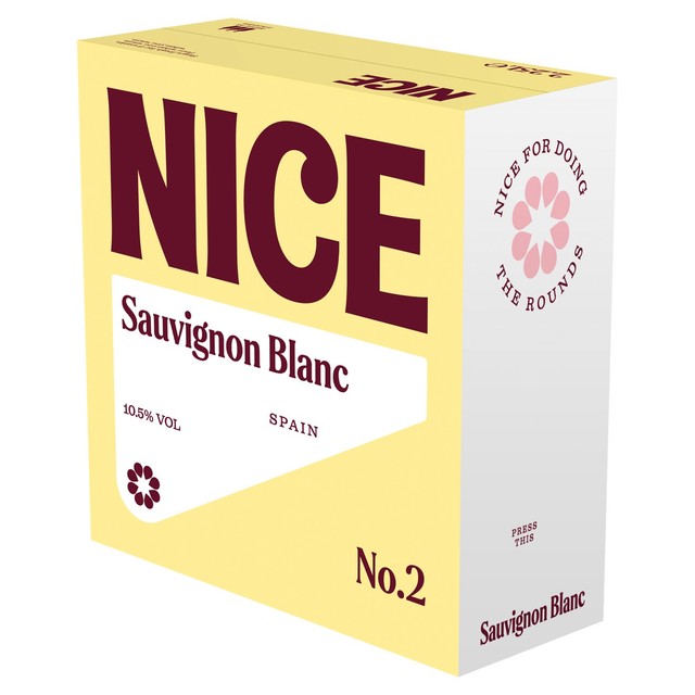 NICE Sauvignon Blanc white wine 2.25L, imported from the UK