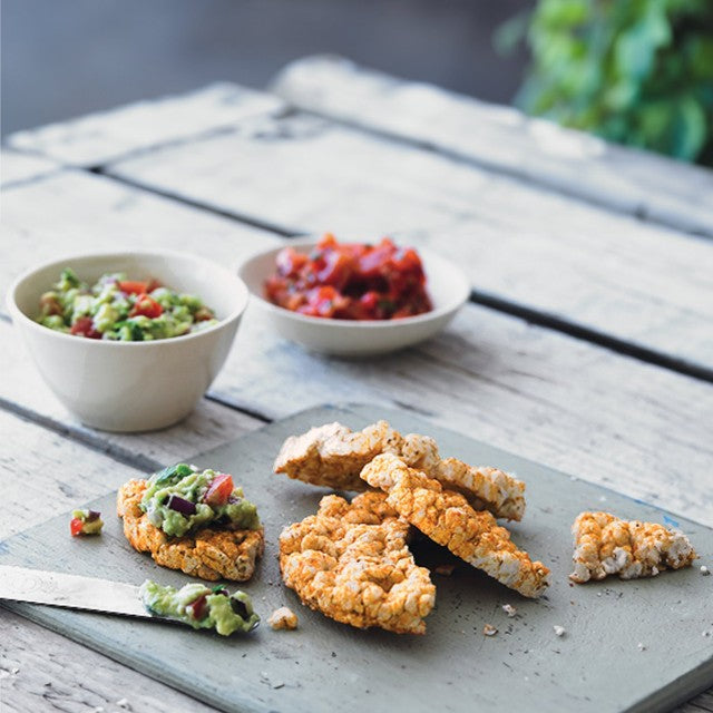 Kallo sea salt and cider vinegar lentil and pea cakes 122g, UK version