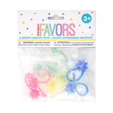 Unique Party Starburst Sticky Stretch Toys 8 per pack (British brand)